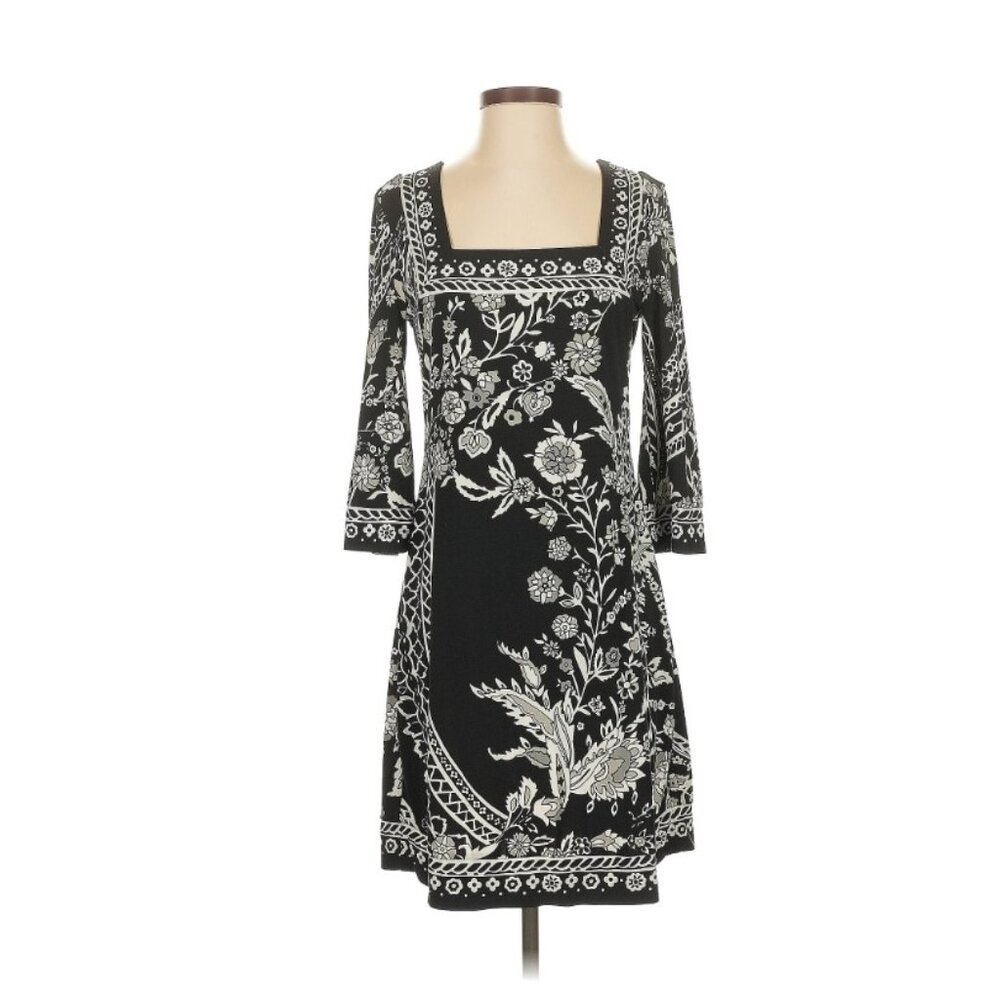 White House Black Market Paisley Print Dress Size XS